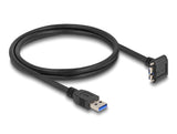 DeLOCK 80483 USB-kabel USB 3.2 Gen 1 (3.1 Gen 1) 1 m USB A Micro-USB B 5 Gbit/sek. Sort
