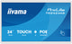 iiyama TW2424AS-W3P skilte display Interaktivt fladpanel 60,5 cm (23.8") LCD Wi-Fi 450 cd/m² Fuld HD Hvid Berøringsskærm Indbygget processer Android 24/7
