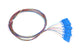 Extralink PIGTAILS SET SC/UPC SM G.657A1 12PCS 12-COLOURS InfiniBand og fiberoptisk kabel 1,5 m Pigtail FTTH Sort, Blå, Blå, Grøn, Grå, Lyse Blå, Orange, Lyserød, Lilla, Rød, Hvid, Gul