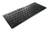 CHERRY KW X ULP 2.0 MINI tastatur Hjemme/kontor USB + RF Wireless + Bluetooth QWERTZ Tysk Sort