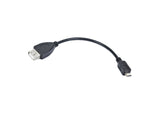 Lanberg OEM-0006 USB-kabel USB 2.0 0,15 m USB A Micro-USB B 0,48 Gbit/sek. Sort
