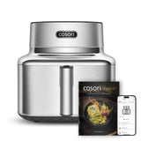 Cosori ICONIC Single Enkelt 6,2 L Enkeltstående 1725 W Varmluftsteger Rustfrit stål