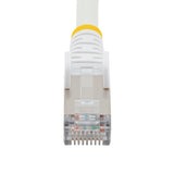 StarTech.com NLWH-3M-CAT6A-PATCH netværkskabel Hvid S/FTP (S-STP) Rund