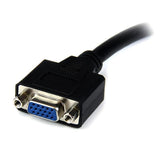 StarTech.com DVIVGAMF8IN videokabel adapter 0,203 m DVI-I VGA Sort