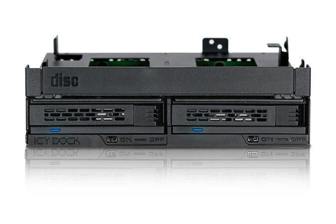 Icy Dock MB732SPO-B drive bay panel Sort