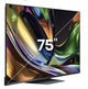 Hisense 75UR8DS TV 190,5 cm (75") 4K Ultra HD Smart TV Wi-Fi Sort, Grå
