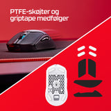 HyperX Pulsefire Haste 2 – trådløs gamingmus (hvid)