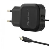 Qoltec 50189 oplader til mobil enhed Smartphone, Tablet Sort Vekselstrøm Indendørs