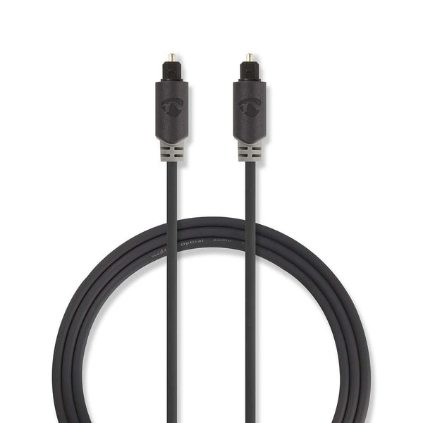 Nedis CABW25000AT30 lydkabel 3 m Toslink Anthracit