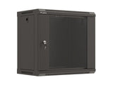Lanberg WF03-5309-10B stativ 9U Vægmonteret stativ Sort