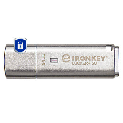 Kingston Technology IronKey 64 GB IKLP50 AES USB med 256 bit kryptering