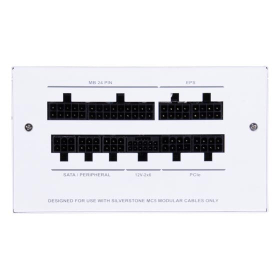Silverstone DA850R enhed til strømforsyning 850 W 20-pin ATX ATX Hvid