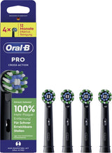 Oral-B 015431 børstehoved til elektrisk tandbørste 4 stk Sort