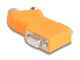 DeLOCK 60667 kabel kønsskifter 2x D-Sub 2x M12 Orange