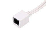 Extralink POE Injektor und Splitter mit einem Port einfacher Injektor weißes Kabel Hurtigt ethernet 48 V