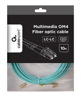Gembird CFO-MDOM4-LC/LC-10M InfiniBand og fiberoptisk kabel LC/UPC Turkis