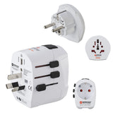 Hama World Travel Pro Light USB strømstik adapter Universel Hvid