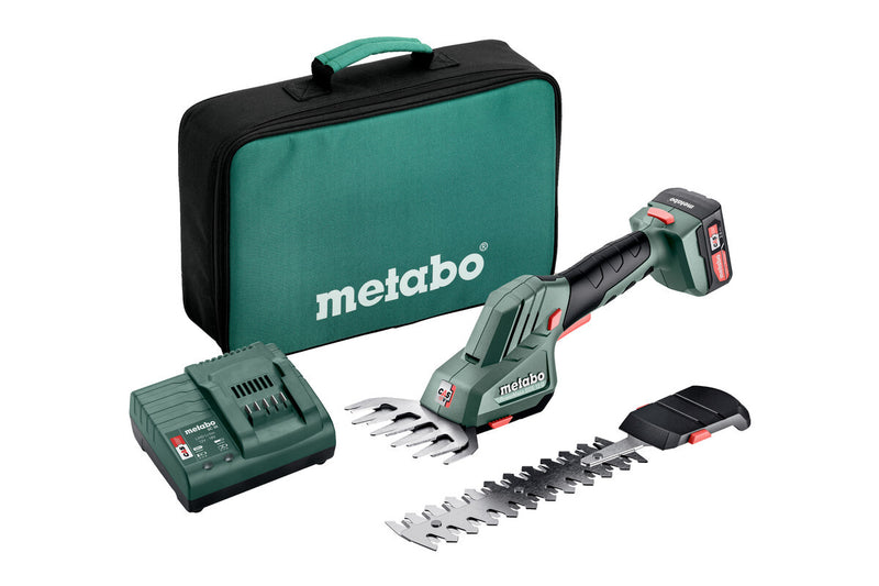 Metabo POWERMAXX SGS 12 Q batteridreven græssaks 11,5 cm 12 V Lithium-Ion (Li-Ion) Grøn