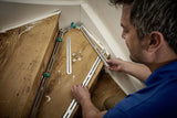 wolfcraft GmbH 5210000 radiusmåler Stair gauge Sort, Rustfrit stål