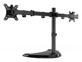 Gembird MS-D2ST-02 skærmbeslag og -stativer 81,3 cm (32") Skrivebord Sort