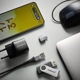 Intenso USB Adapter A480C - USB-A til USB-C (3-pak)