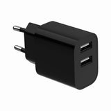 Gembird TA-UC-2A12-01-BK oplader til mobil enhed Universel Hvid Vekselstrøm Indendørs