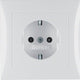 Berker 47228989 stikkontakt Type F Hvid