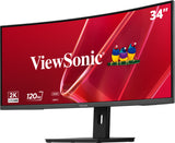 Viewsonic VA VA3420C-2 computerskærm 86,4 cm (34") 3440 x 1440 pixel UltraWide Quad HD LED Sort