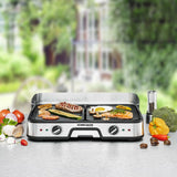 Rommelsbacher BBQ 2025 elektrisk grill Fritstående 2000 W Sort, Rustfrit stål
