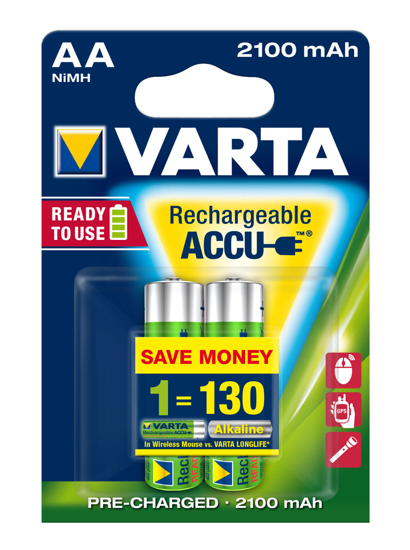 Varta Longlife Genopladeligt batteri AA Nikkel-Metalhydrid (NiMH)