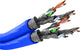 Goobay 75716 netværkskabel Blå 50 m Cat7a F/FTP (FFTP)
