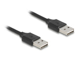 DeLOCK 90124 USB-kabel USB 2.0 0,8 m USB A Sort