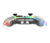 Deltaco Gaming GAM-198-T spil-controller Transparent Bluetooth/USB Gamepad Nintendo Switch, Nintendo Switch 2, Nintendo Switch OLED, Android, PC