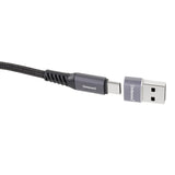 Intenso 7600013 kabel kønsskifter USB-C USB-A Anthracit