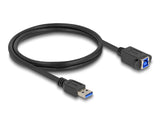 DeLOCK 80485 USB-kabel USB 3.2 Gen 1 (3.1 Gen 1) 1 m USB A USB B 5 Gbit/sek. Sort