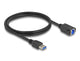 DeLOCK 80485 USB-kabel USB 3.2 Gen 1 (3.1 Gen 1) 1 m USB A USB B 5 Gbit/sek. Sort