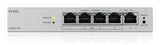 Zyxel GS1200-5HPV3 Administreret L2 Gigabit Ethernet (10/100/1000) Strøm over Ethernet (PoE) Desktop Grå
