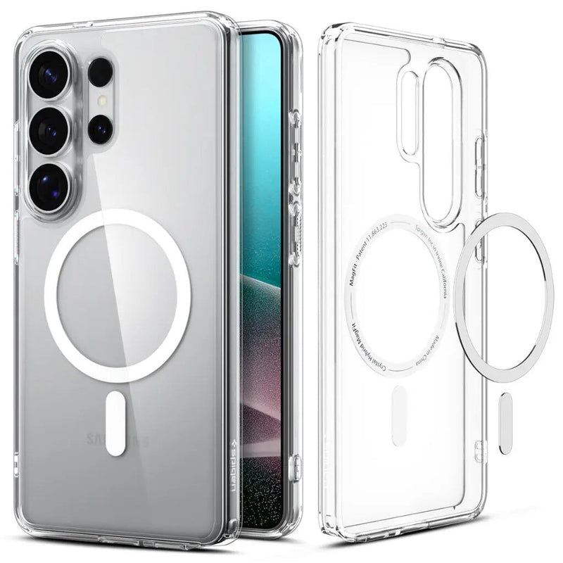 Spigen Ultra Hybrid (MagFit) mobiltelefon etui 17,5 cm (6.9") Cover Transparent, Hvid