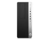 T1A HP EliteDesk 800 G5 Refurbished Intel® Core™ i7 i7-9700 32 GB DDR4-SDRAM 512 GB SSD Windows 11 Pro Micro Tower PC Sort, Sølv