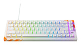 CHERRY K5 PRO TMR COMPACT tastatur Spil USB QWERTY US engelsk Orange, Hvid