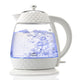 Eta Crystal elkedel 1,7 L 2200 W Transparent, Hvid