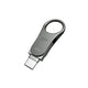 Silicon Power Mobile C80 USB-nøgle 32 GB USB Type-A / USB Type-C 3.2 Gen 1 (3.1 Gen 1) Titanium