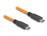 DeLOCK 87959 USB-kabel 1 m USB C 5 Gbit/sek. 100 W Orange
