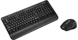 Voxicon 295WL tastatur Mus inkluderet Kontor RF trådløst QWERTY Nordisk Sort