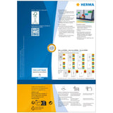HERMA 4396 print etiket Gul Selvklæbende printeretiket