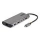 StarTech.com 174B-USB4-MULTIPORT dockingstation Ledningsført Grå