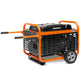 Daewoo GDA 8500E motor-generator 7000 W 30 L Benzin Sort, Orange