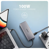 Axagon HMC-6G2L dockingstation Ledningsført USB 3.2 Gen 2 (3.1 Gen 2) Type-C Aluminium