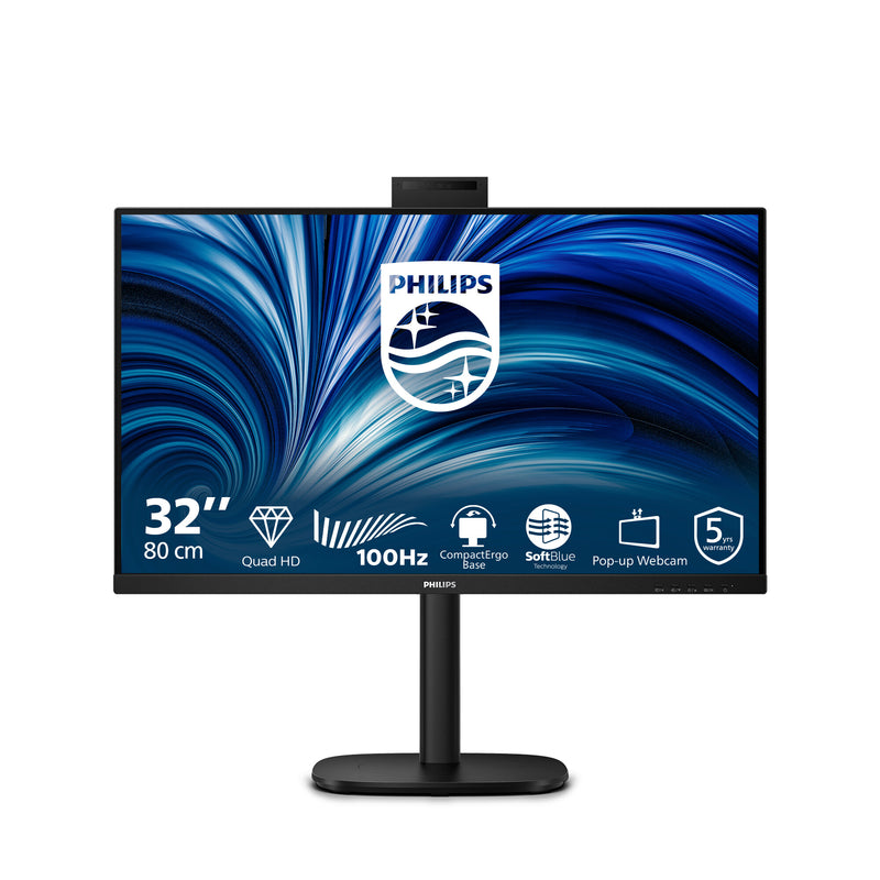 Philips 3000 series 32B2U3601H/00 computerskærm 80 cm (31.5") 2560 x 1440 pixel Quad HD LCD Sort