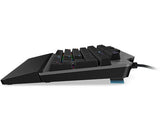 Lenovo Legion K500 tastatur Spil USB QWERTY US engelsk Sort, Grå